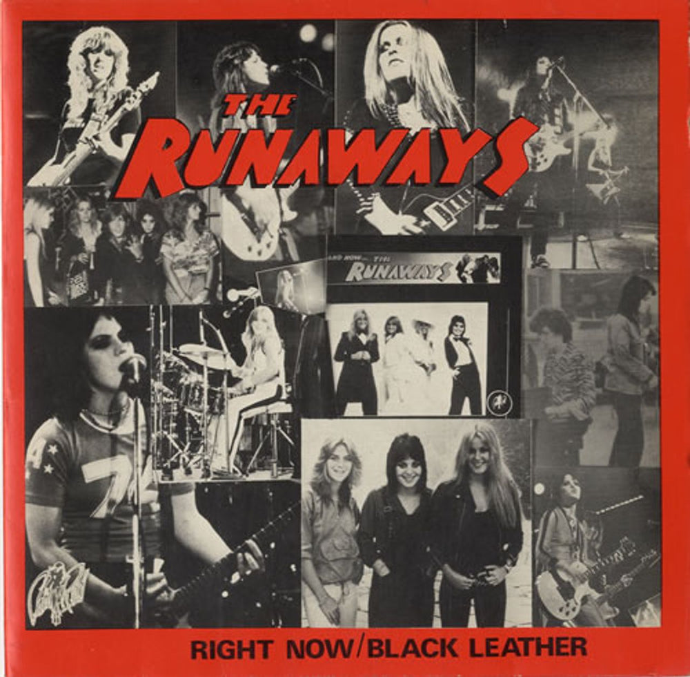 The Runaways Right Now UK 7" vinyl single (7 inch record / 45) CHERRY8