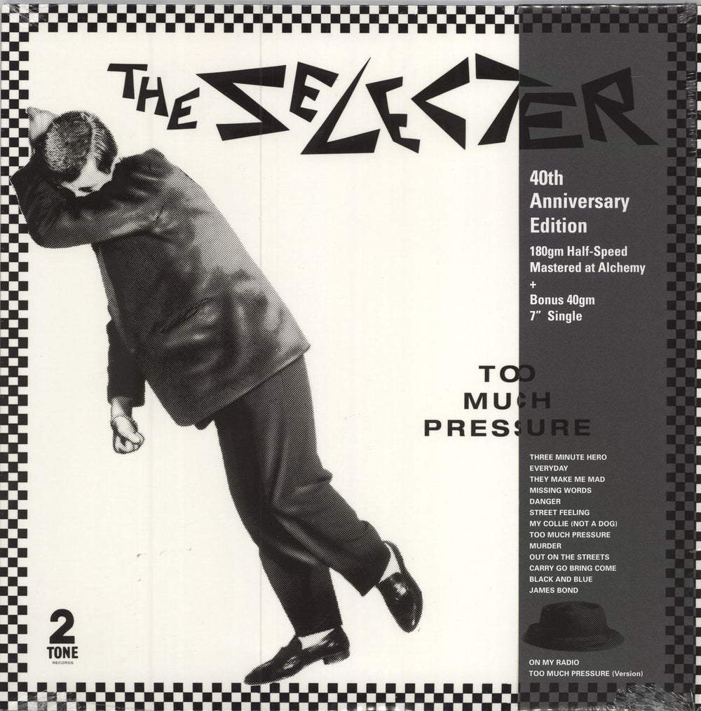 The Selecter Too Much Pressure + Bonus 7" - Black Vinyl UK vinyl LP album (LP record) CDLTTH5002