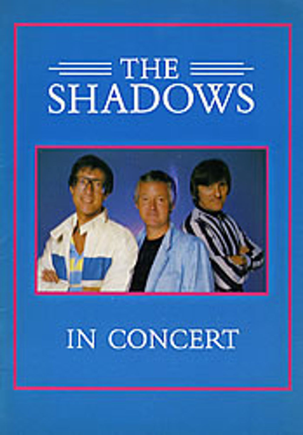 The Shadows In Concert UK tour programme TOUR PROGRAMME