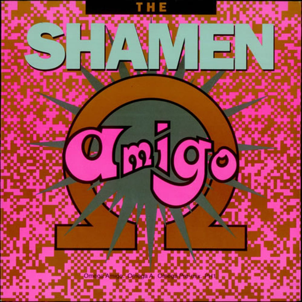 The Shamen Omega Amigo UK 12" vinyl single (12 inch record / Maxi-single) 30TP12