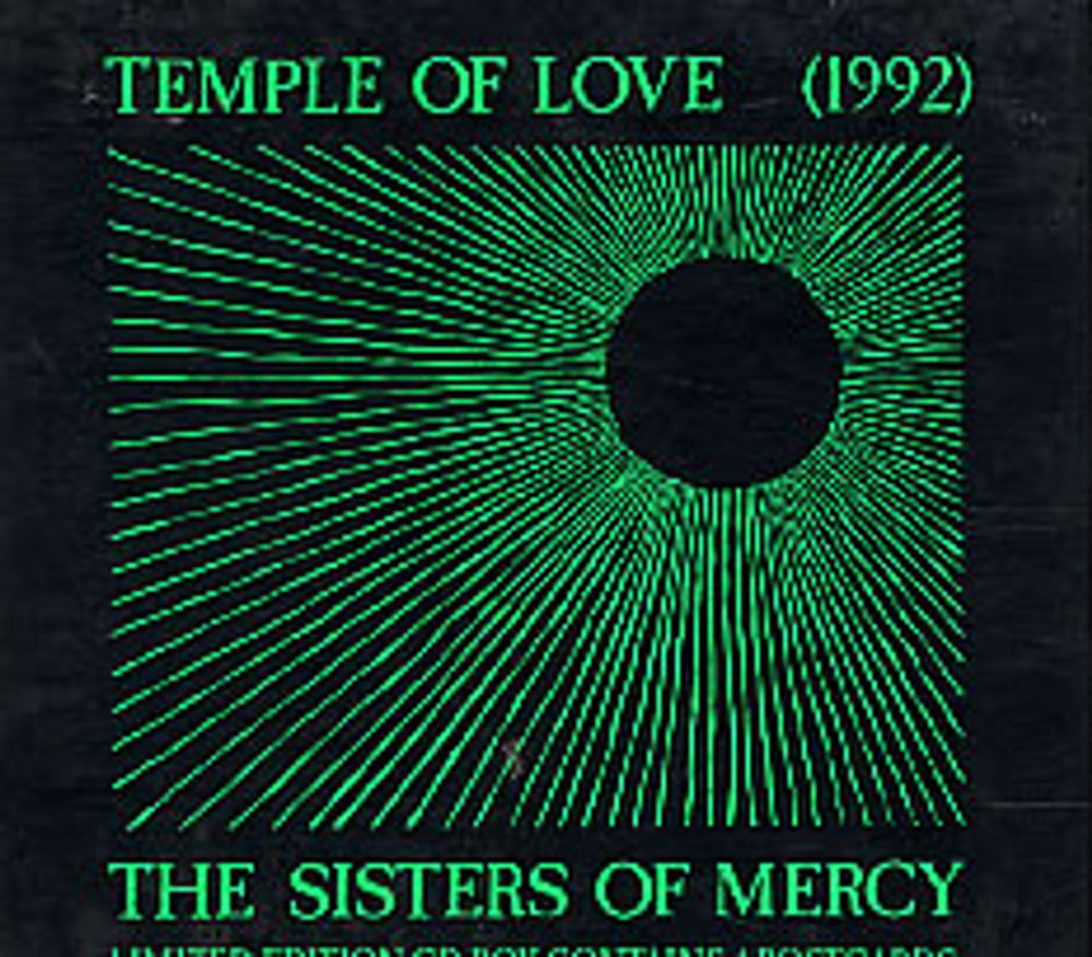 The Sisters Of Mercy Temple Of Love UK CD single (CD5 / 5") MR53CDX