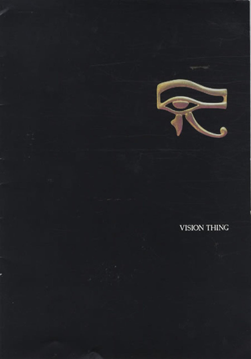 The Sisters Of Mercy Vision Thing UK tour programme TOUR PROGRAMME