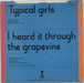 The Slits Typical Girls - P/S - 4pr UK 7" vinyl single (7 inch record / 45)