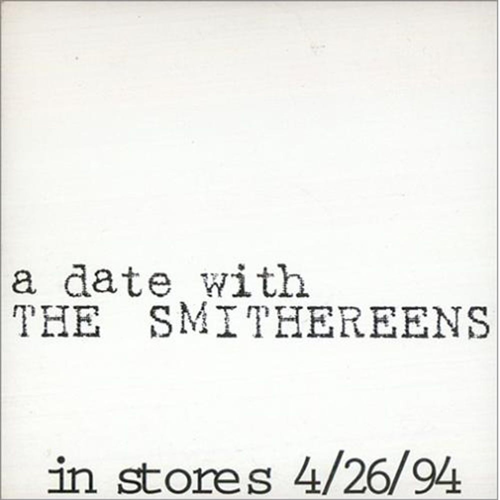 The Smithereens A Date With The Smithereens US Promo CD album (CDLP) RMJ66391-2