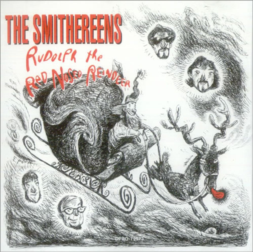 The Smithereens Rudolph, The Red-Nosed Reindeer US Promo CD single (CD5 / 5") DPRO-79572