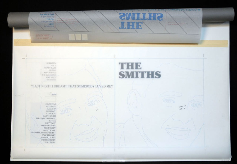 The Smiths Last Night I Dream That Somebody Loved Me -Withdrawn Artwork UK Promo artwork 1987