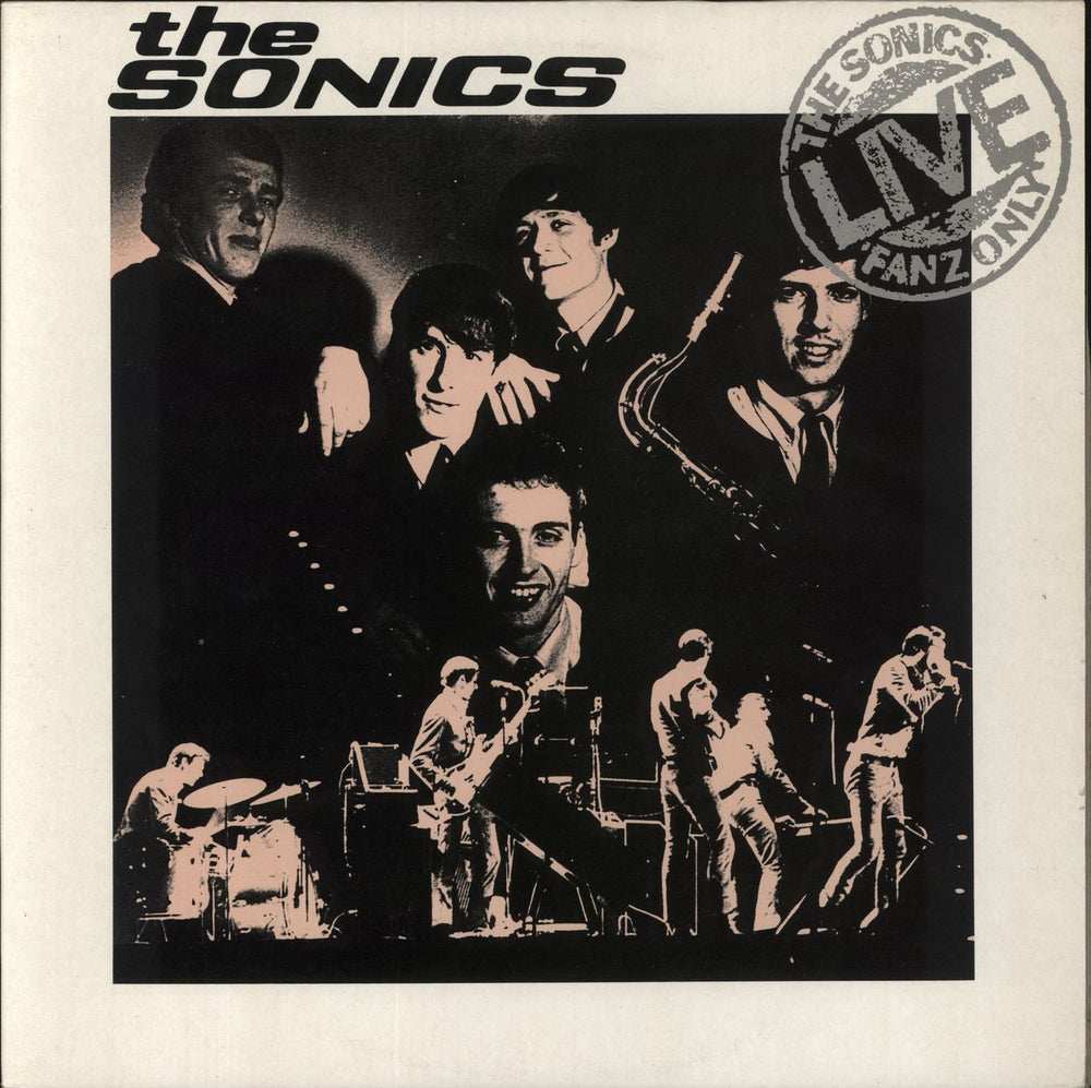 The Sonics Live Fanz Only French vinyl LP album (LP record) FC033