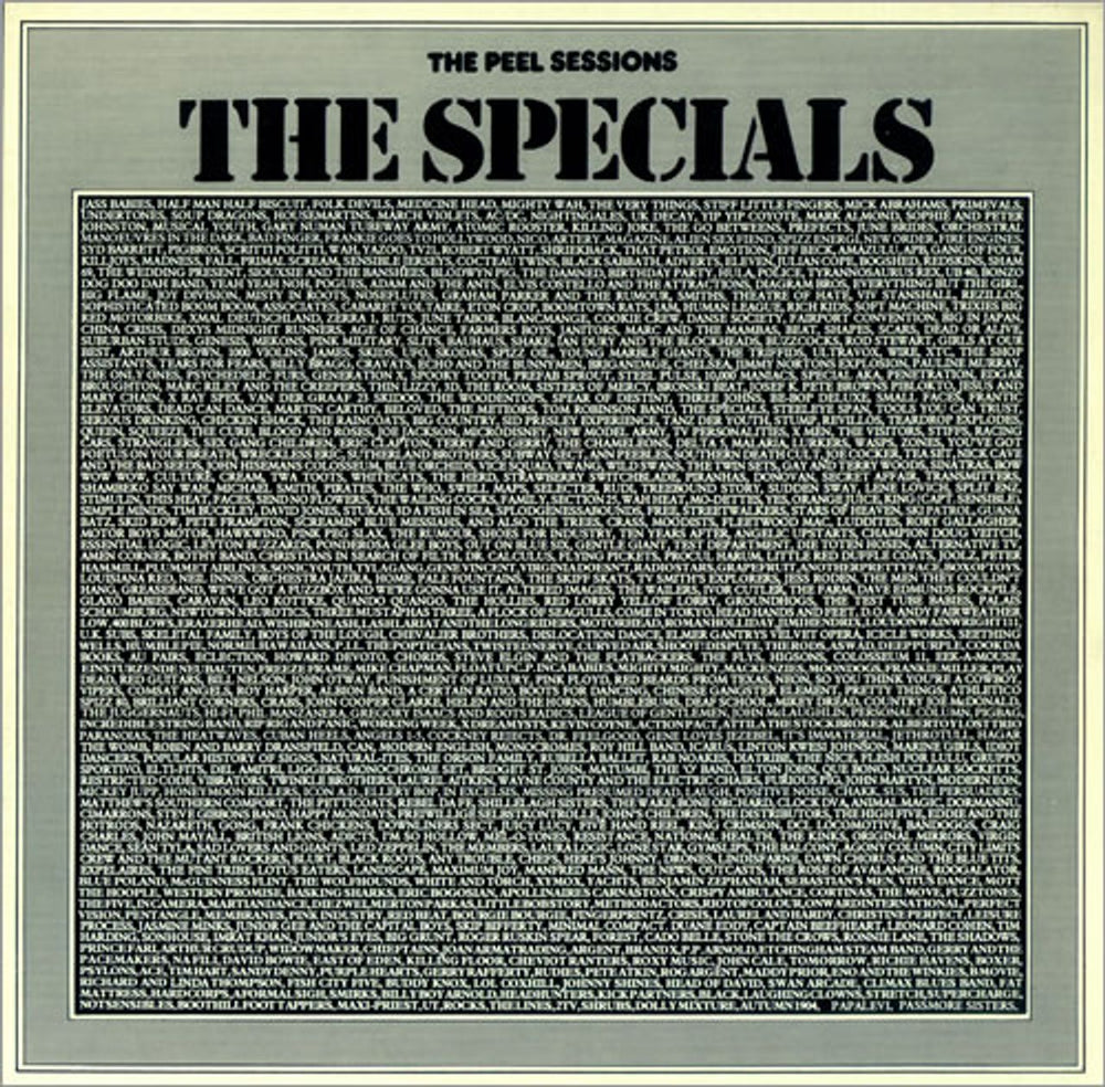 The Specials The Peel Sessions UK vinyl LP album (LP record) SFPS018