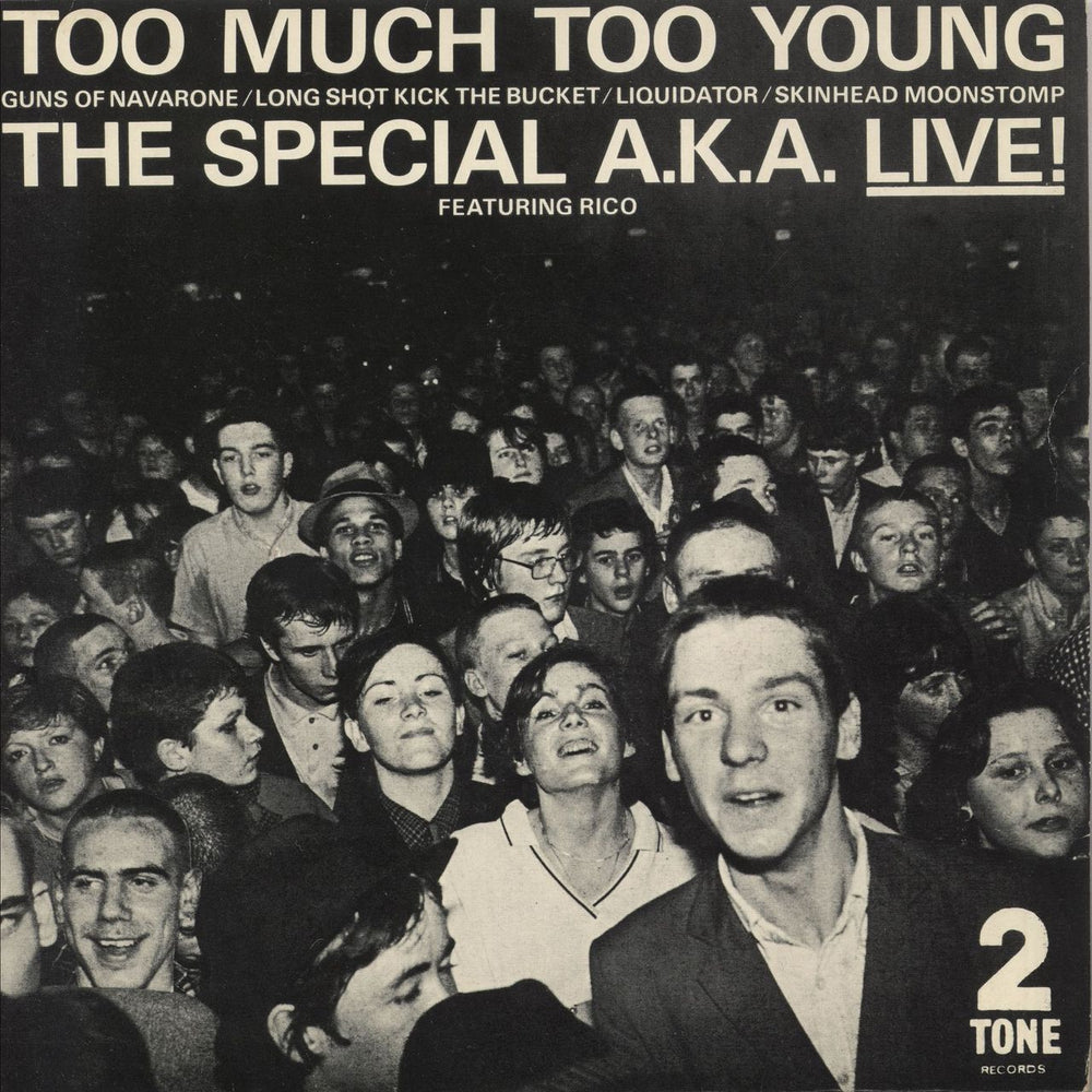 The Specials Too Much Too Young EP - Inj - P/S UK 7" vinyl single (7 inch record / 45) CHSTT7