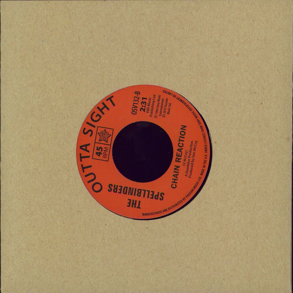 The Spellbinders Help Me (Get Myself Back Together Again) UK 7" vinyl single (7 inch record / 45)