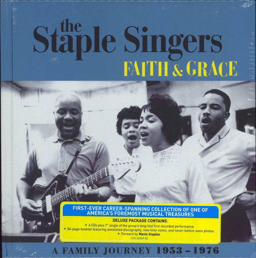 The Staple Singers Faith And Grace: A Family Journey 1953-1976 US 4-CD album set STX-36969-02