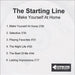 The Starting Line Make Yourself At Home UK Promo CD-R acetate CD-R ACETATE