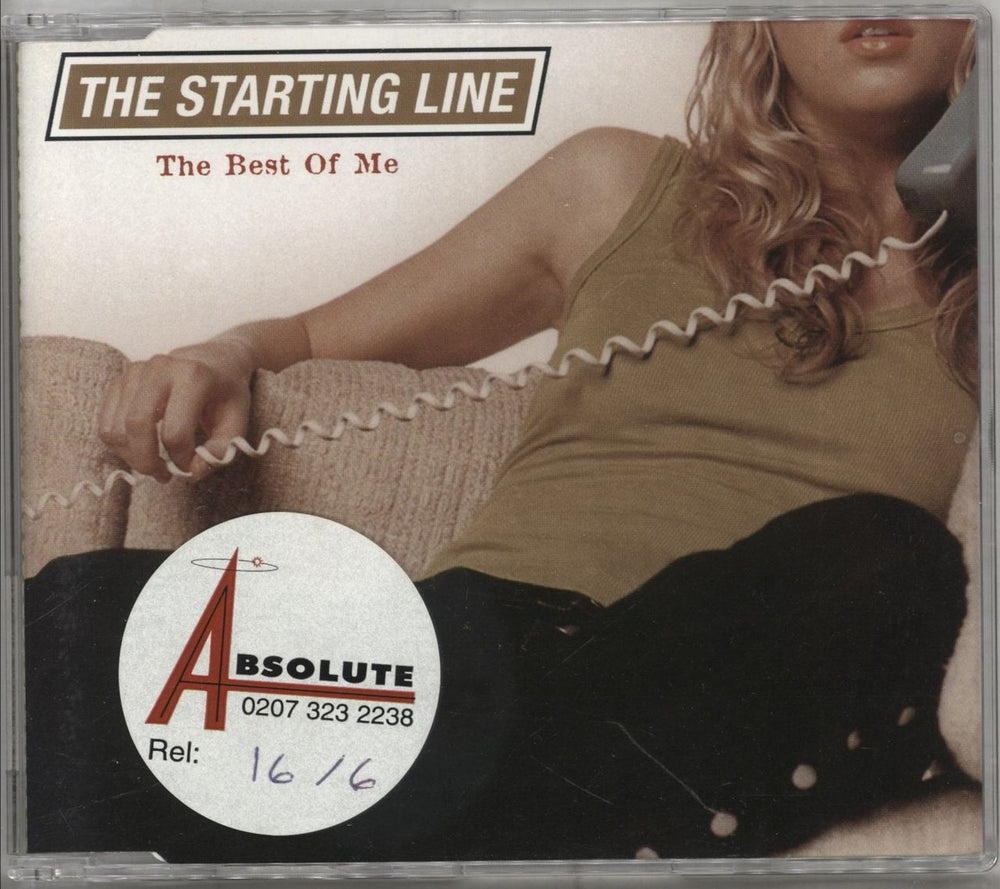 The Starting Line The Best Of Me UK CD single (CD5 / 5") EAT027CDS