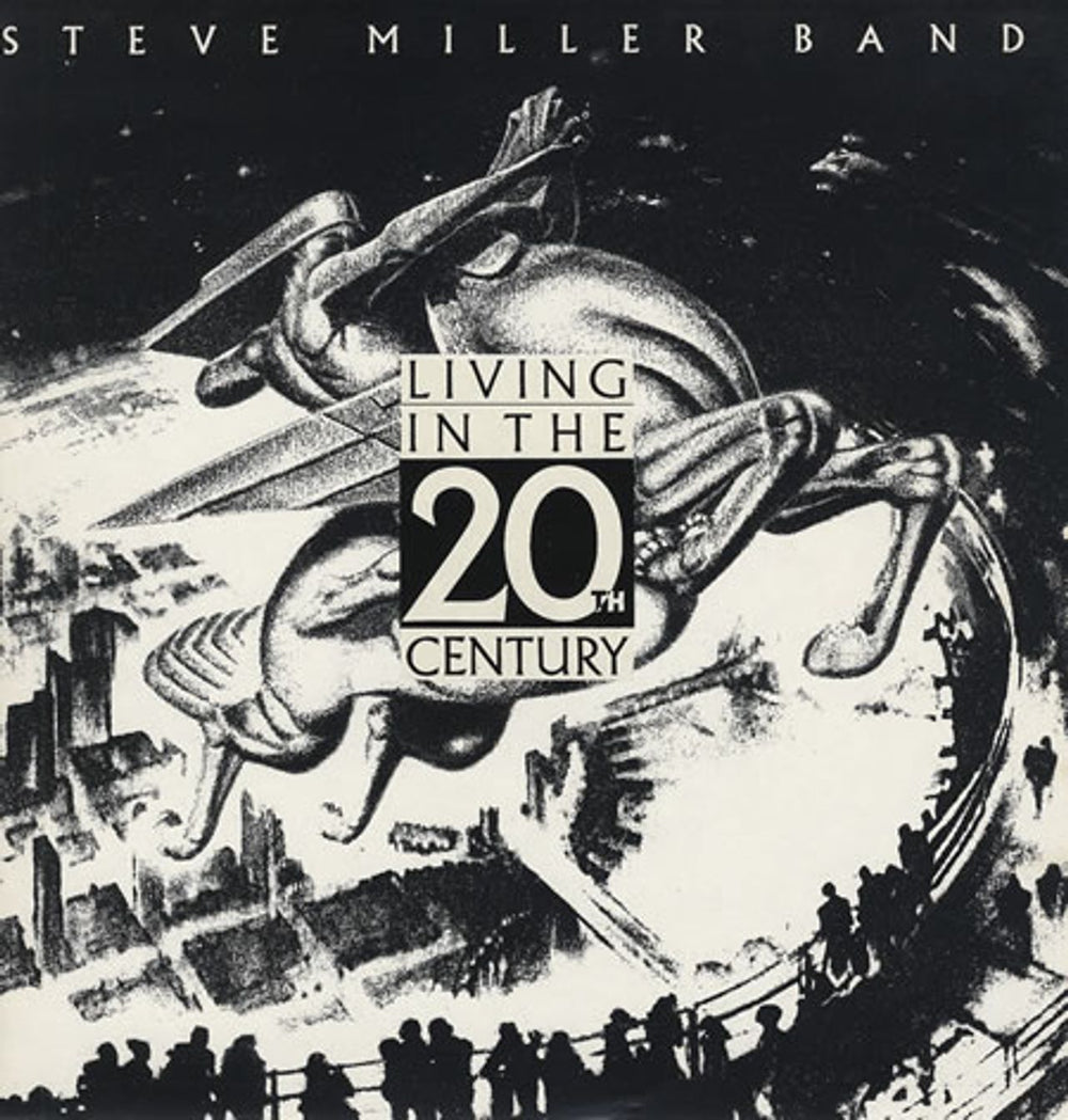 The Steve Miller Band Living In The 20th Century UK vinyl LP album (LP record) EST2027