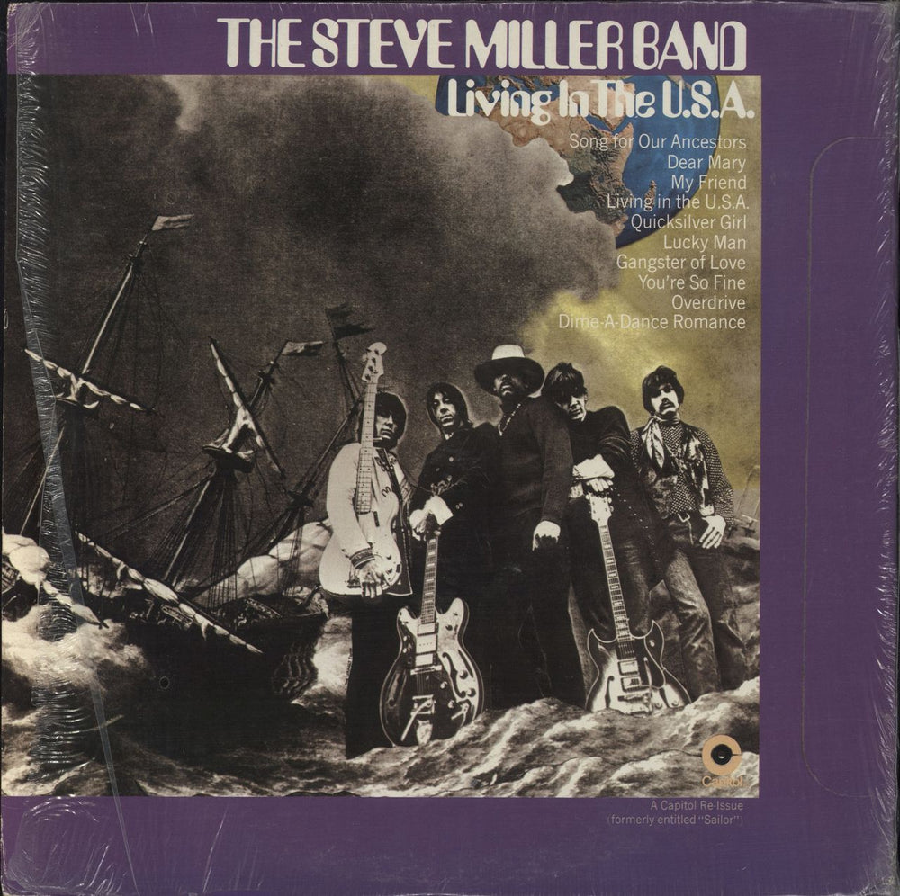 The Steve Miller Band Living In The U.S.A. - Shrink US vinyl LP album (LP record) SF-719