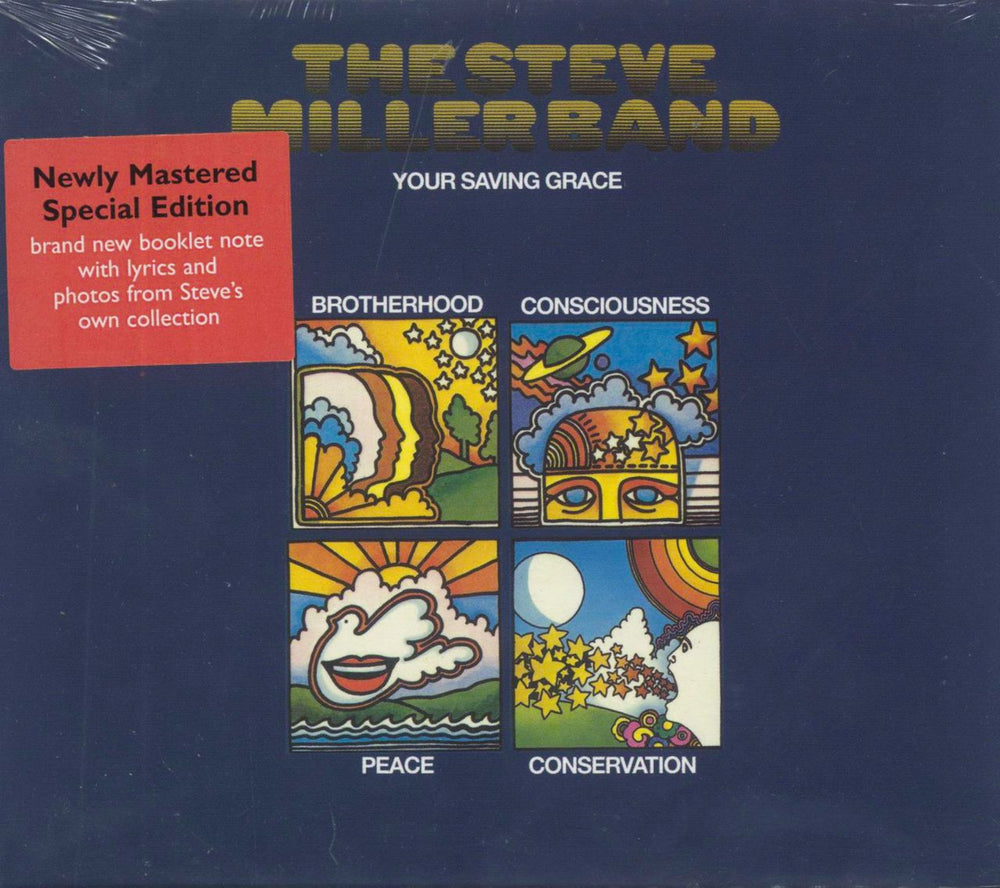 The Steve Miller Band Your Saving Grace: Remastered - Sealed UK CD album (CDLP) EDSA5006