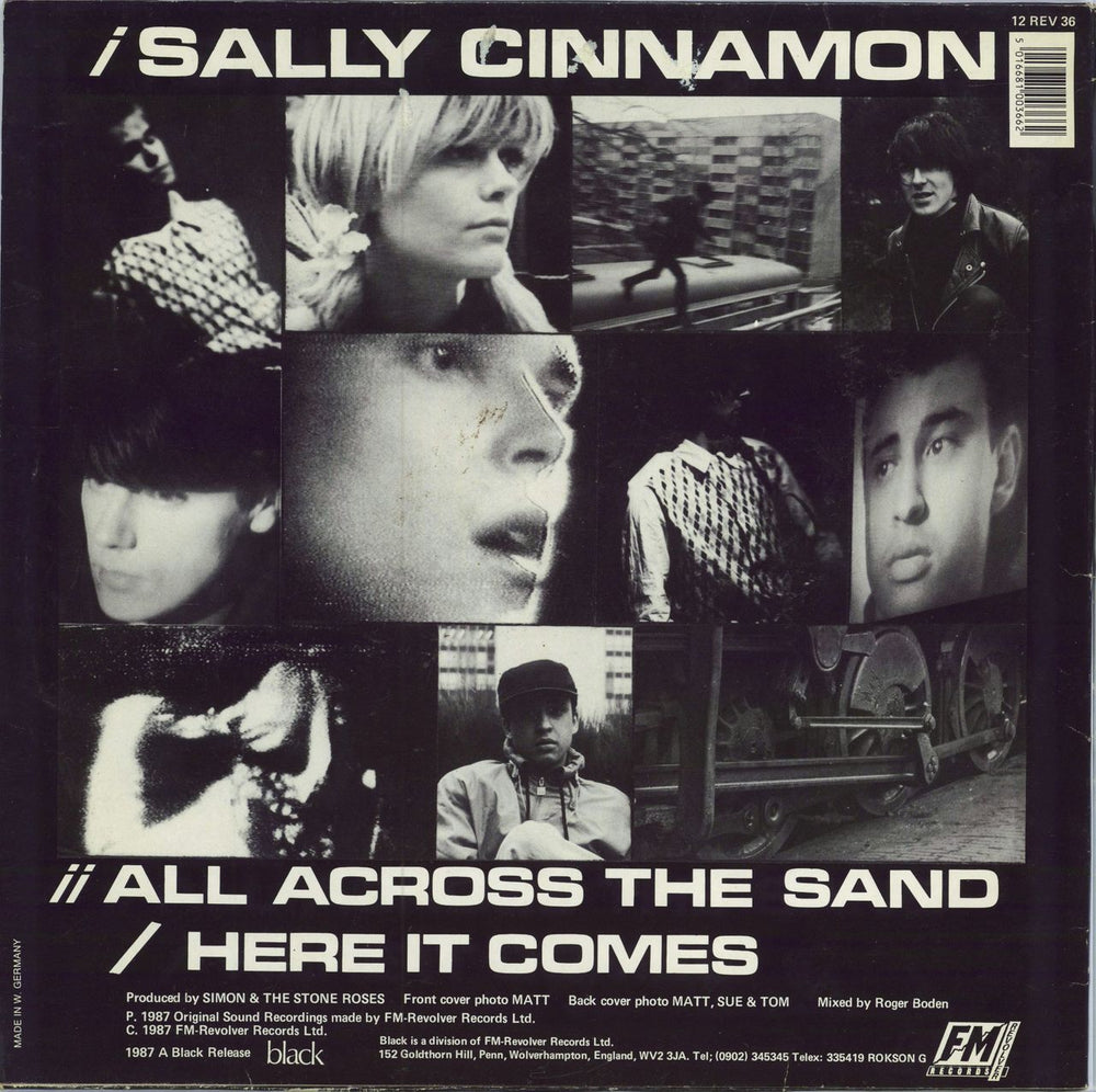 The Stone Roses Sally Cinnamon - 2nd - VG UK 12" vinyl single (12 inch record / Maxi-single) 5016681003662