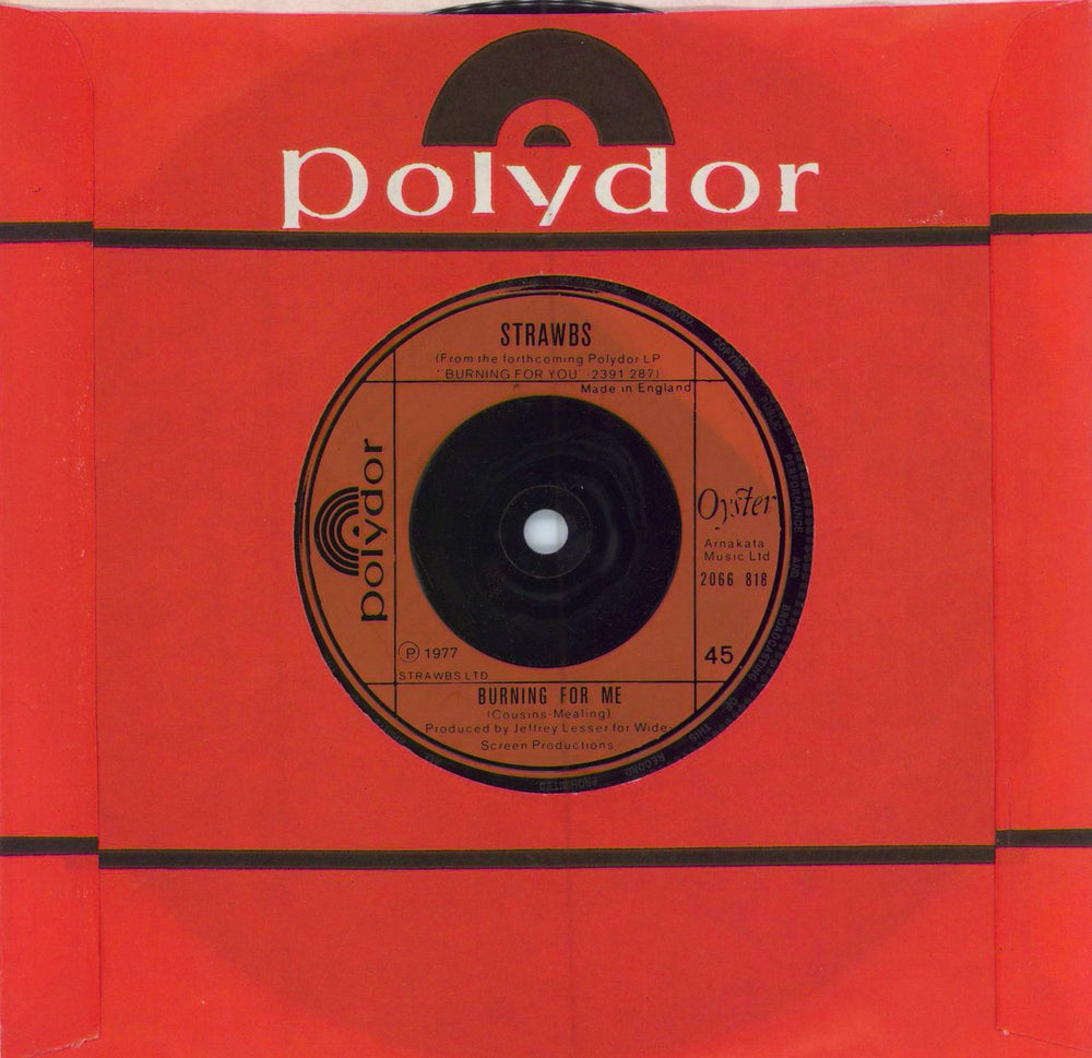 The Strawbs Back In The Old Routine UK 7" vinyl single (7 inch record / 45)