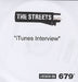 The Streets iTunes Interview UK Promo CD-R acetate CD-R ACETATE