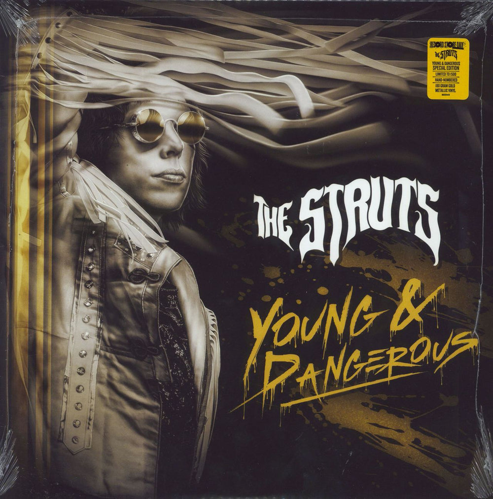 The Struts Young & Dangerous - RSD - Gold Vinyl UK vinyl LP album (LP record) 00602577033193