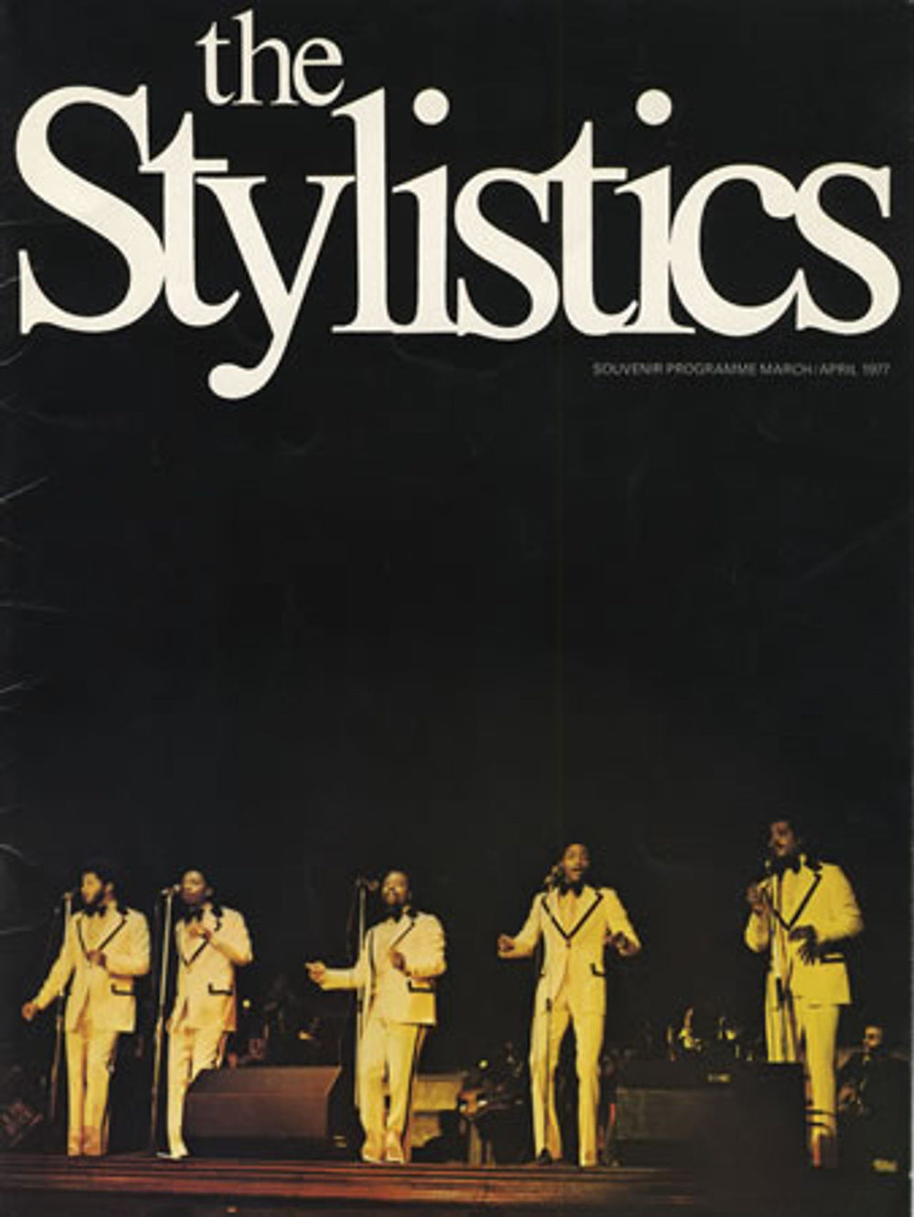 The Stylistics 1977 UK Tour UK tour programme TOUR PROGRAMME