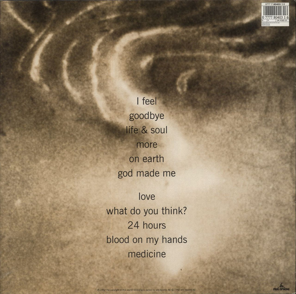 The Sundays Blind - EX UK vinyl LP album (LP record) 077778040316