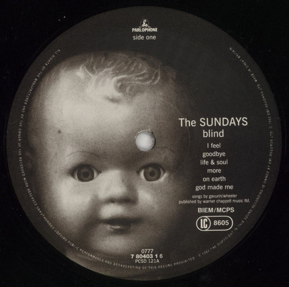 The Sundays Blind - EX UK vinyl LP album (LP record) SUNLPBL799504