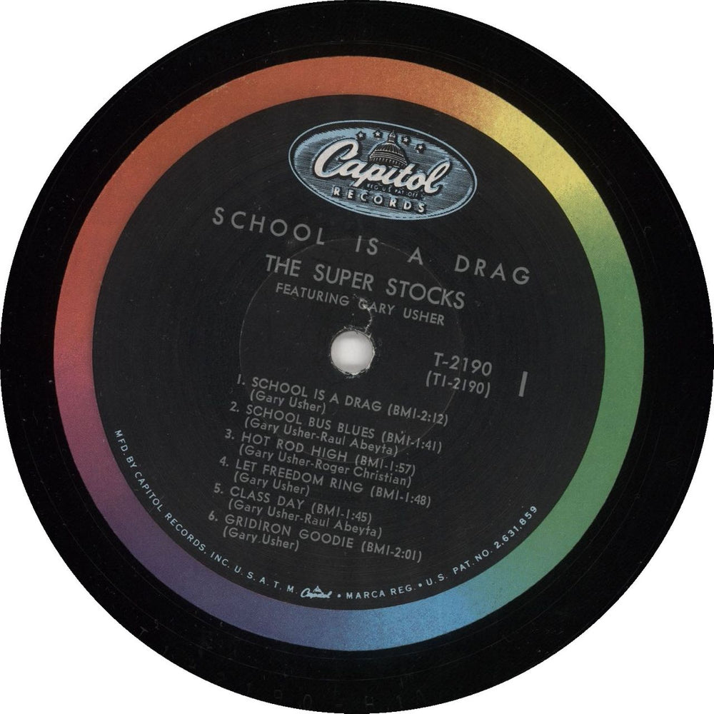 The Superstocks School Is A Drag US vinyl LP album (LP record)