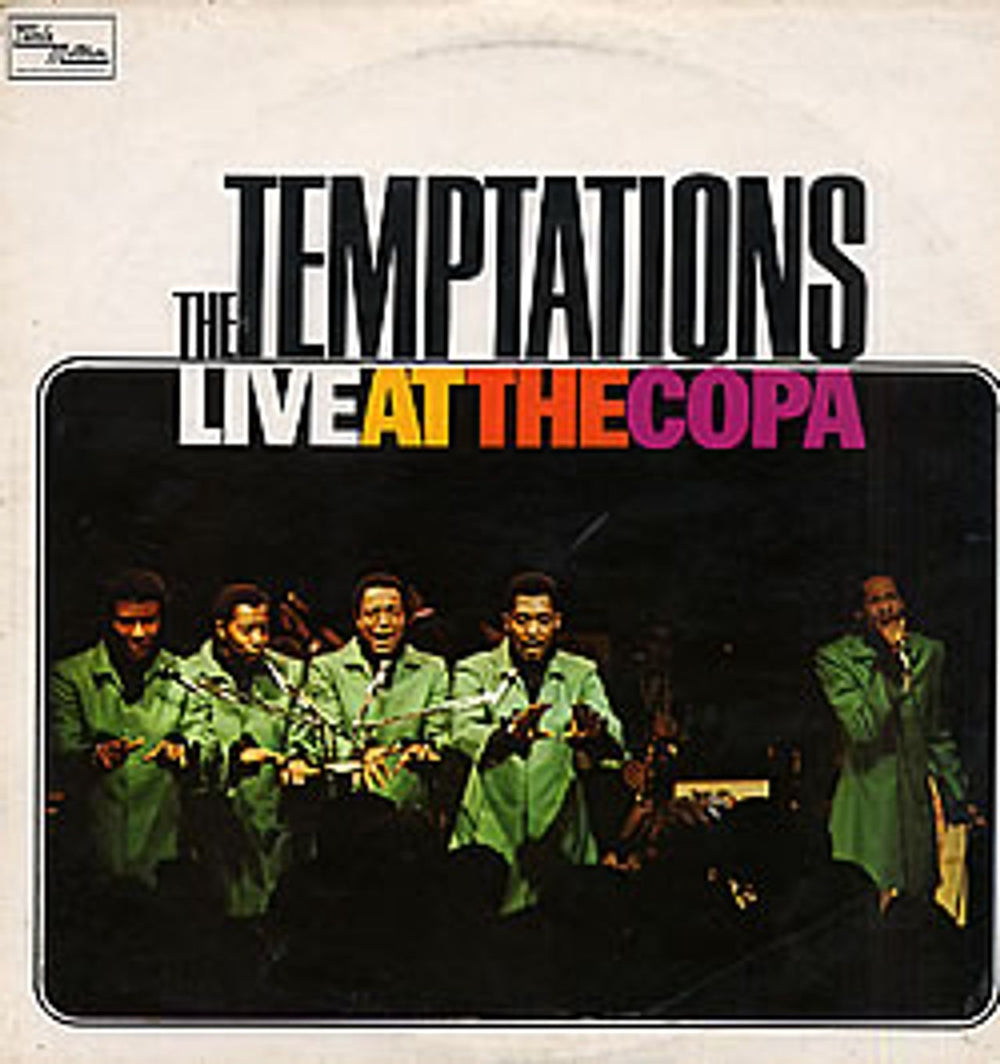 The Temptations Live At The Copa UK vinyl LP album (LP record) STML11104