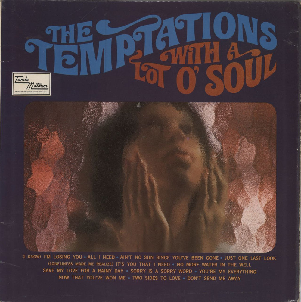 The Temptations With A Lot O' Soul UK vinyl LP album (LP record) TML11057