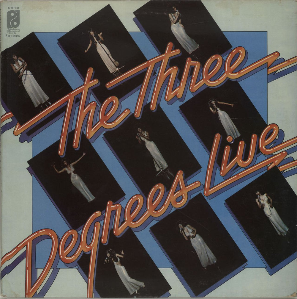 The Three Degrees The Three Degrees Live UK vinyl LP album (LP record) PIR69197