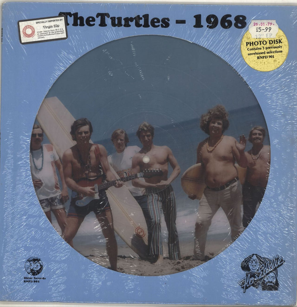 The Turtles The Turtles - 1968 US 12" vinyl picture disc (12 inch picture record) RNPD901