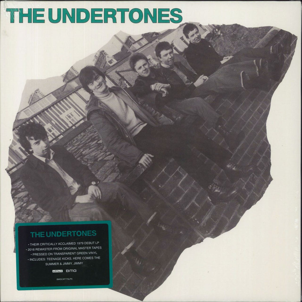 The Undertones The Undertones - Green Transparent Vinyl - Sealed UK vinyl LP album (LP record) BMGCAT775LPX