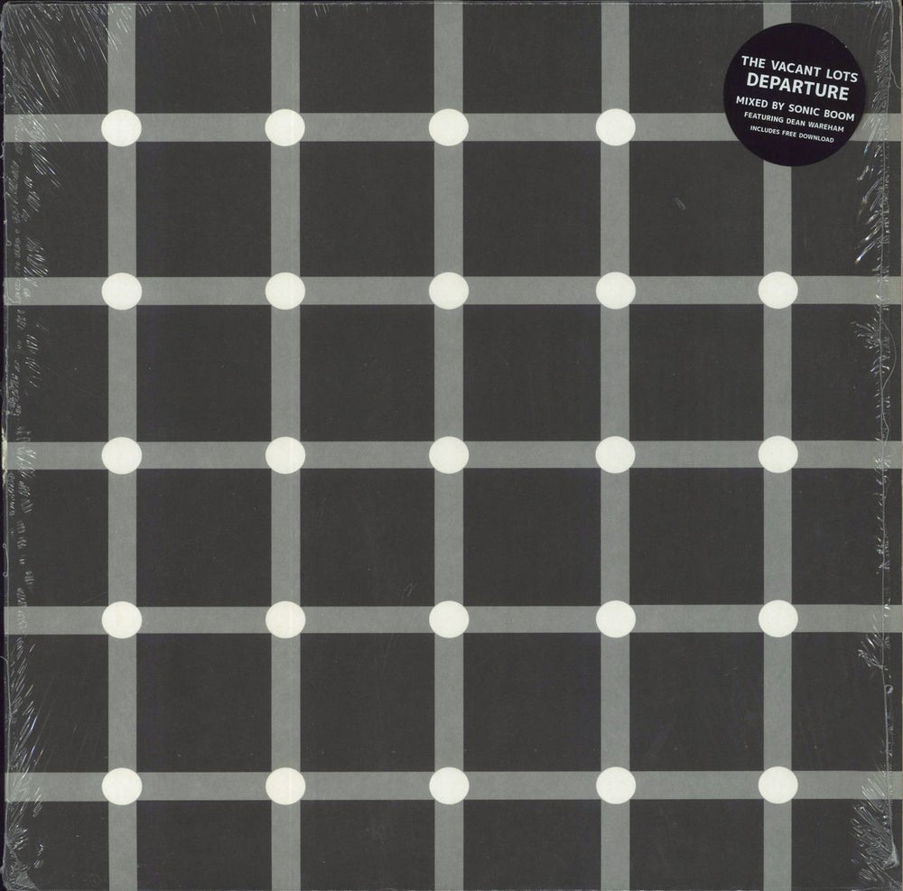 The Vacant Lots Departure - Black/White Vinyl + CD UK vinyl LP album (LP record) SCR080LP