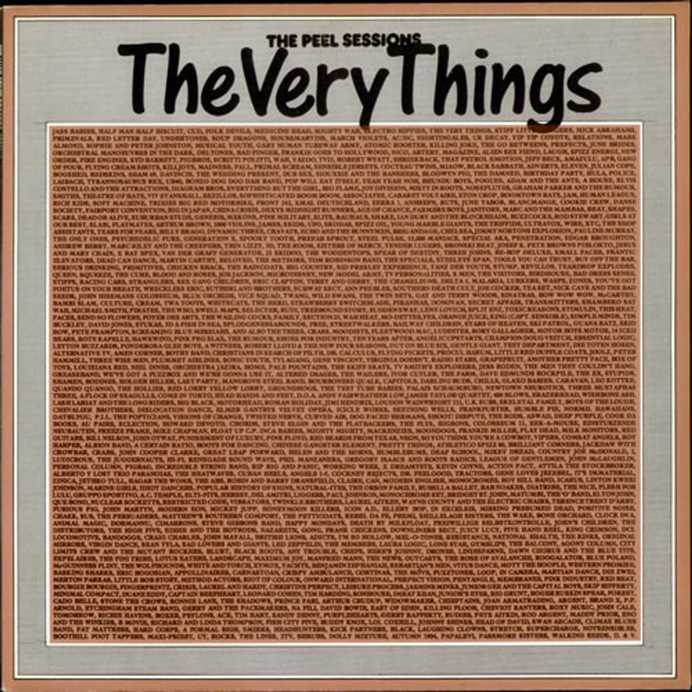 The Very Things The Peel Sessions UK 12" vinyl single (12 inch record / Maxi-single) SFPS046