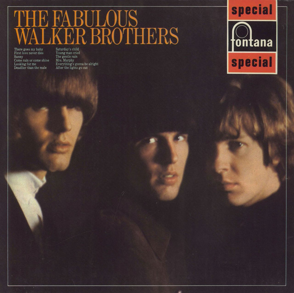 The Walker Brothers The Fabulous Walker Brothers + Art Print UK vinyl LP album (LP record) SFL13078