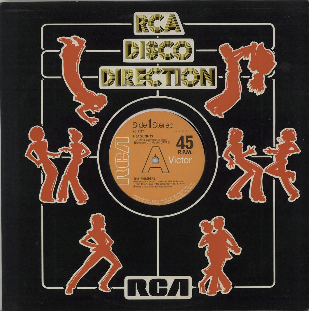 The Whispers Headlights UK 12" vinyl single (12 inch record / Maxi-single) FC9287