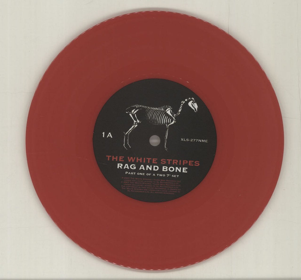 The White Stripes Icky Thump + Rag And Bone UK 7" vinyl single (7 inch record / 45)