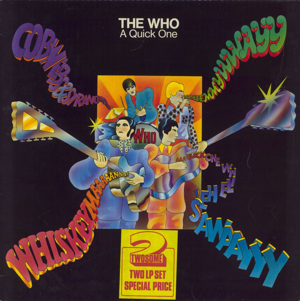 The Who A Quick One / The Who Sell Out - Stickered UK 2-LP vinyl record set (Double LP Album) 2683038