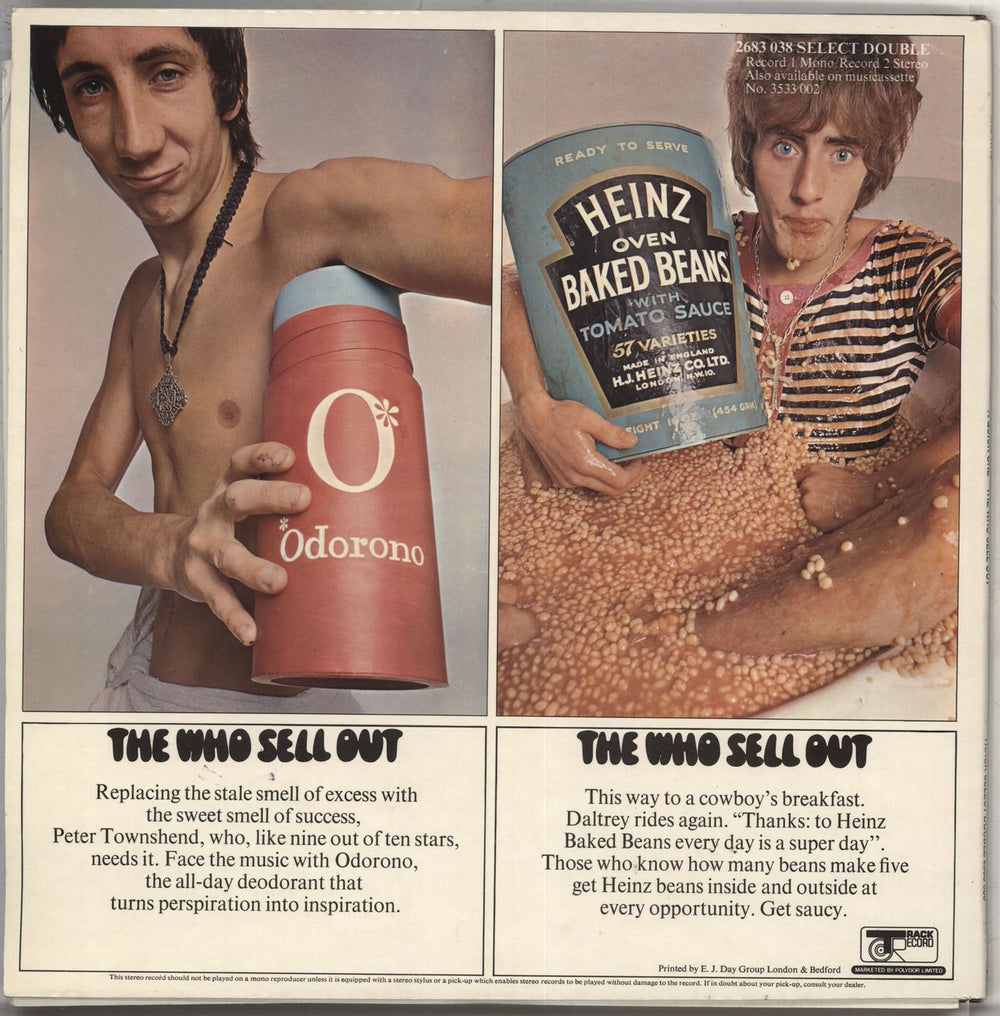 The Who A Quick One / The Who Sell Out - Stickered UK 2-LP vinyl record set (Double LP Album) WHO2LAQ710509