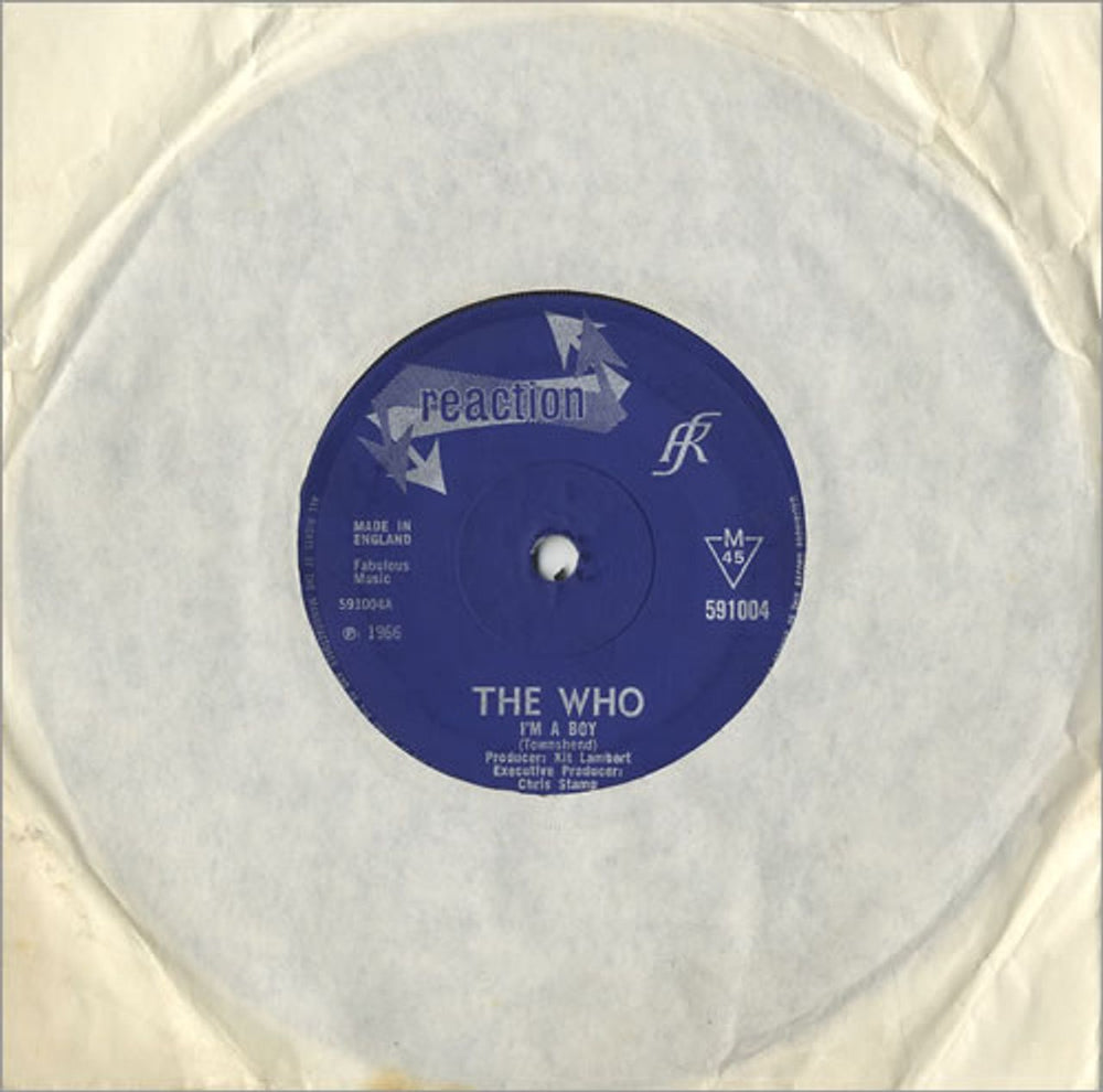 The Who I'm A Boy - Solid UK 7" vinyl single (7 inch record / 45) 591004