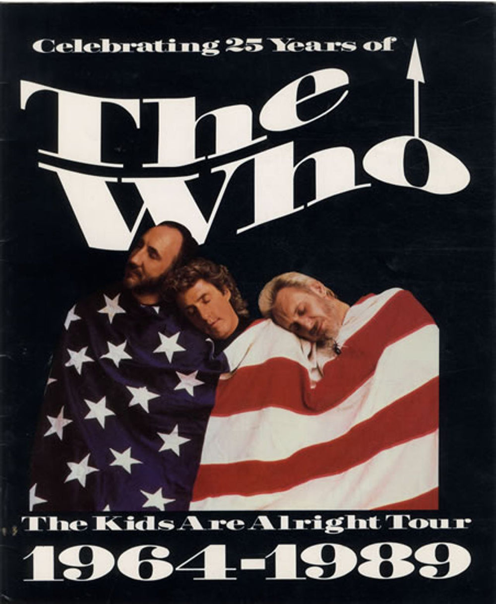 The Who The Kids Are Alright Tour 1964-1989 + Ticket Stub UK tour programme TOUR PROGRAMME