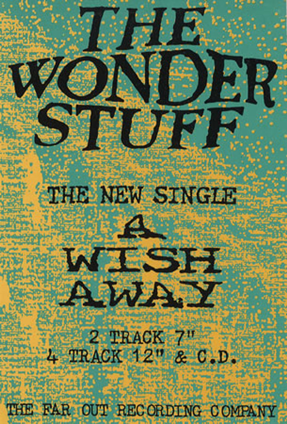 The Wonder Stuff Golden Green & A Wish Away - Sticker Set UK Promo memorabilia WONMMGO378303