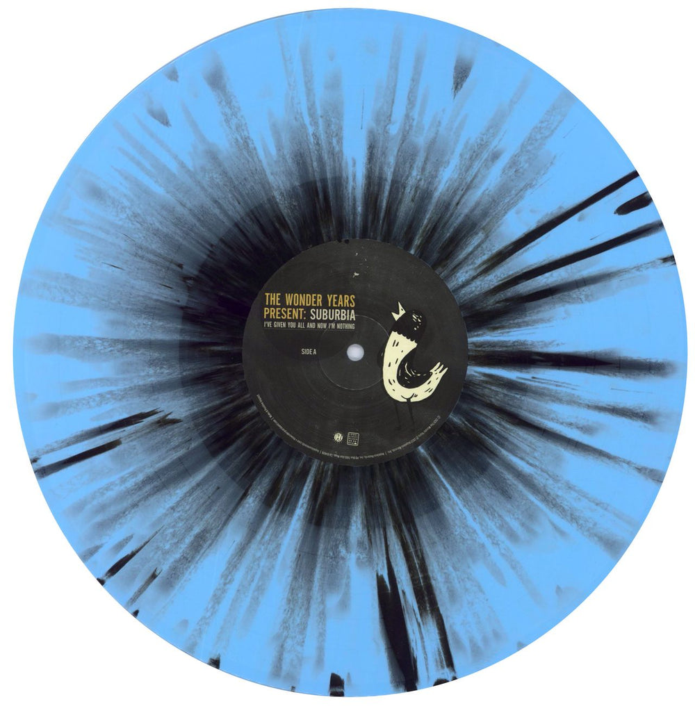 The Wonder Years Suburbia I've Given You All And Now I'm Nothing - Baby Blue With Black Splatter UK vinyl LP album (LP record) X0OLPSU829218