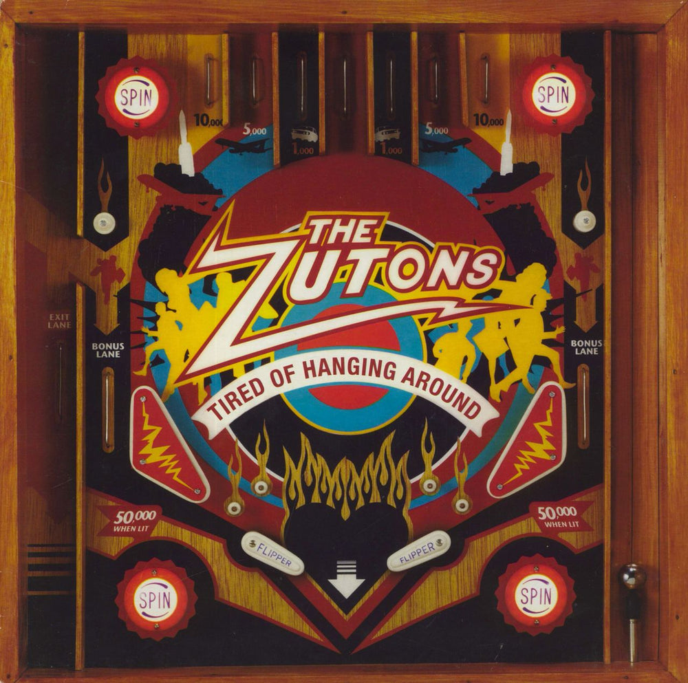 The Zutons Tired Of Hanging Around UK vinyl LP album (LP record) DLTLP040