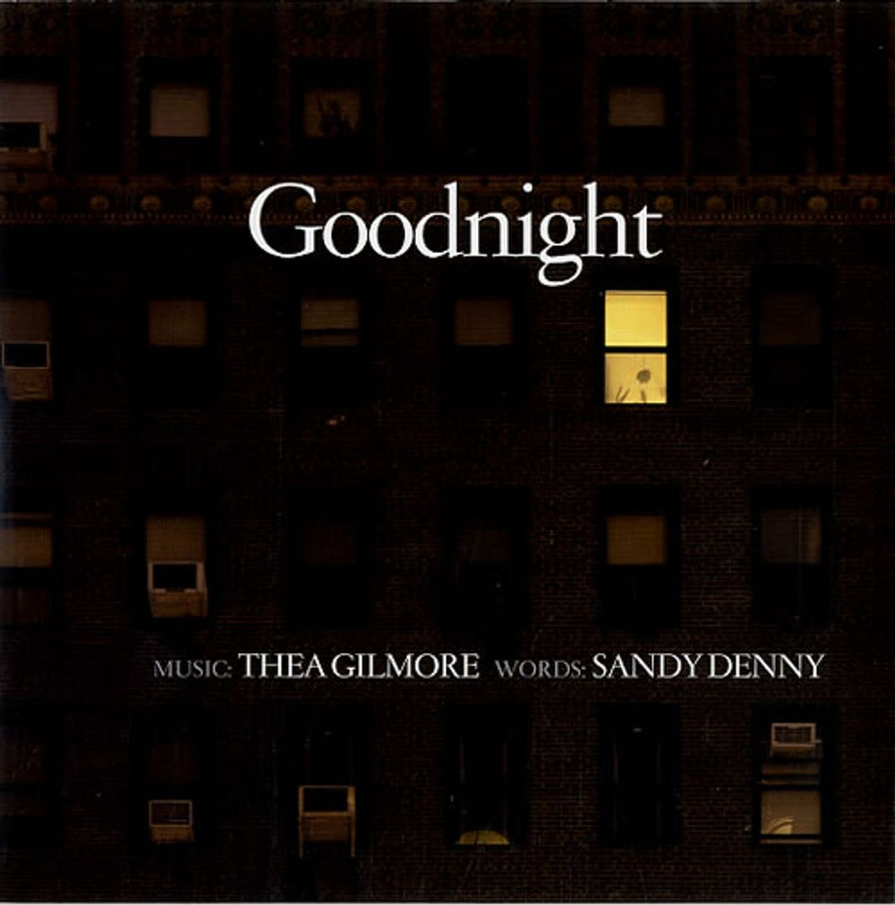 Thea Gilmore Goodnight / London UK 7" vinyl single (7 inch record / 45) 279988-3