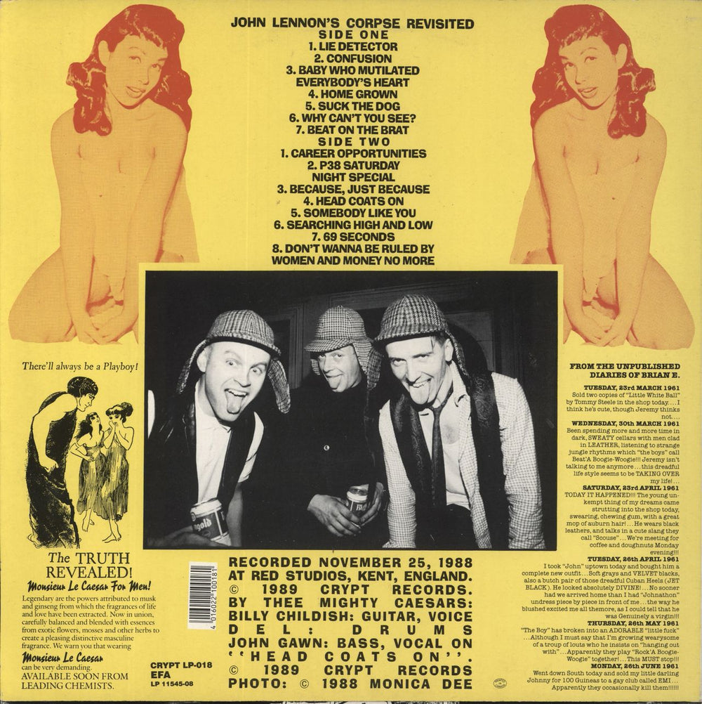 Thee Mighty Caesars John Lennon's Corpse Revisited German vinyl LP album (LP record) 4016022100181