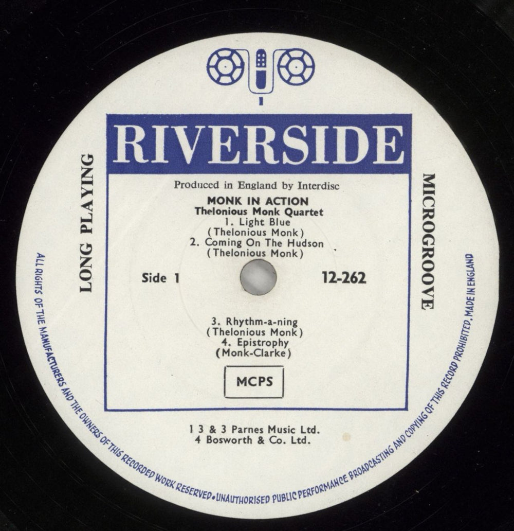 Thelonious Monk Thelonious In Action UK vinyl LP album (LP record) TM4LPTH514162