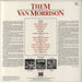 Them Them Featuring Van Morrison UK vinyl LP album (LP record)