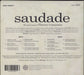 Thievery Corporation Saudade US CD album (CDLP) 795103022027